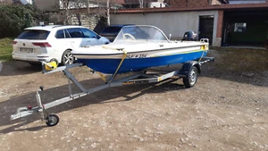 Motorboot Sportboot Hille 400 20 PS Suzuki 4 takt - Bild 1 von 11
