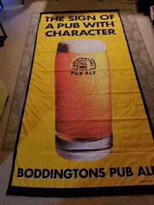 BODDINGTONS BEER CLOTH BANNER - Picture 1 of 2