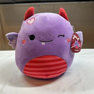 Squishmallows Atwater the Monster 8" Purple Valentines 2024 Soft Plush New - Picture 1 of 9
