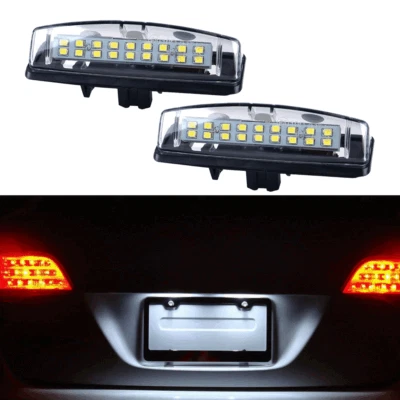 Par de luces de matrícula LED SMD blancas para Lexus IS300 GS300 ES300 RX330 LS430 Foto 1 de 4