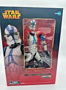 Star Wars Artfx Blue Clone Trooper EP3 Ver 1/7 Soft Vinyl Simple Model Kit - Bild 1 von 6