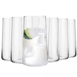 Krosno Hohe Gläser für Wasser Getränke Säfte | Set 6 | 540 ml | Spülmaschine - Zdjęcie 1 z 5