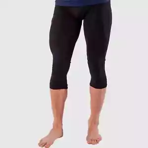 Zensah Base Layer 3/4 Compression Capris Black Size L/XL - Picture 1 of 1