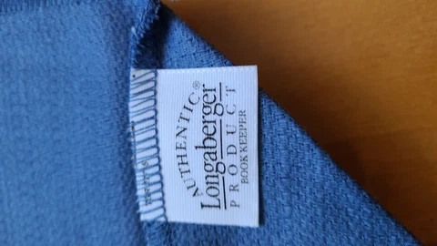 Longaberger Book Keeper Cornflower Basket Liner Only #2771588 - NEW Cover