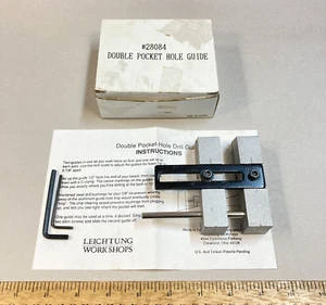 Leichtung Workshops Double Pocket Hole Drill Guide #28084 - Picture 1 of 6