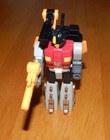 1990 Action Masters G1 Transformers Snarl w Kick off turbo pack & sonic blaster