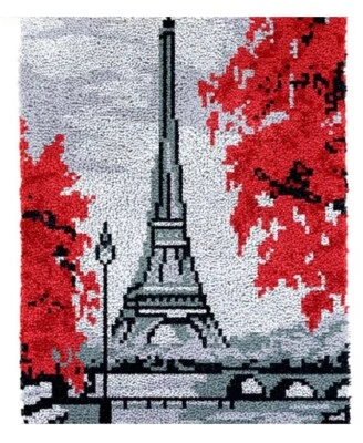 Paris Autumn Rug Latch Hooking Kit (58x86cm) - Image 1 of 4
