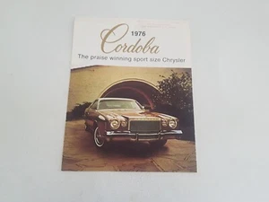 1976 Chrysler Cordoba Original Sales Brochure - Picture 1 of 4