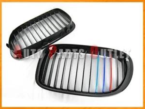 Gloss Black M Metal Paint Color Front Grille For 09-15 BMW F01 F02 7-Series - Bild 1 von 2