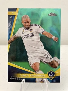 2024 Topps MLS Chrome Diego Fagundez #109 LA Galaxy Aqua Lava - Picture 1 of 2