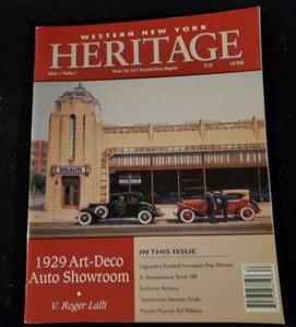 WESTERN NEW YORK HERITAGE: Buffalo 1929 Art-Deco Auto Showroom, Pop Warner - Bild 1 von 3