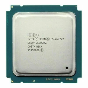 Intel Xeon E5-2697 V2 2.70 GHz SR19H 12 Cores 24 Threads LGA2011 CPU Processor - Picture 1 of 5