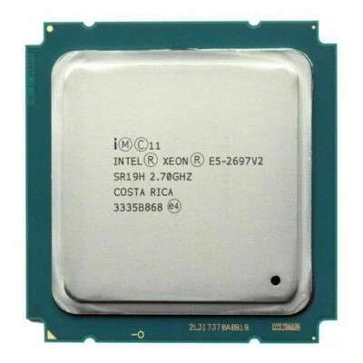 Intel Xeon E5-2697 V2 2.70 GHz SR19H 12 Cores 24 Threads LGA2011 CPU Processor - Image 1 of 4