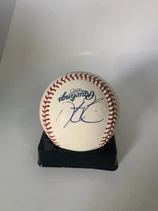 DUSTIN PEDROIA Autographed Signed Official Ball MLB Boston Red Sox Baseball JSA - Picture 1 of 2