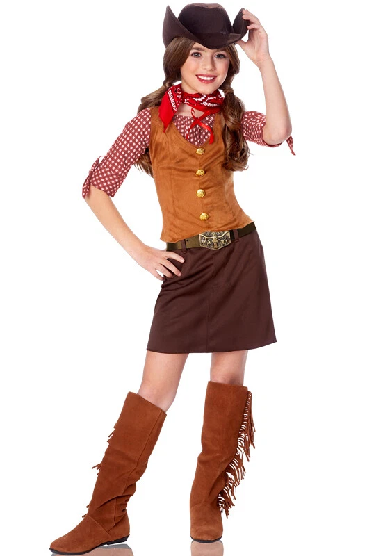 Western Cowgirl Gun Slinger Child Costume - Image 1 of 1