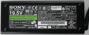 Caricabatterie ORIGINALE alimentatore Sony Vaio VGN-FW41E - PCG-3H1M - 19.5V - Picture 1 of 1