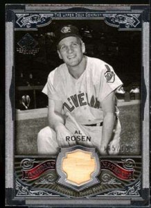 Al Rosen Bat Card 2006 SP Legendary Cuts Legendary Materials Silver #AR 