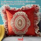1X Floral Lace Throw Pillow Case Cushion Cover Velvet Sofa Bed Car European Chic