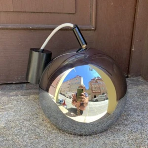 Deckenlampe Richard Essig Leuchten Kugellampe Midcentury Chrom 60er 70er Design - Bild 1 von 6