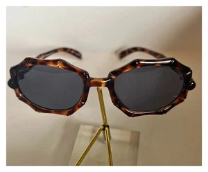 Janie And Jack -Kids Tortoise Shell Bamboo Sunglasses 4yr + - Picture 1 of 3