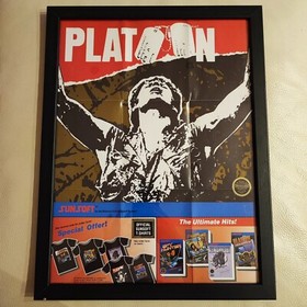 Nintendo Nes Rare Poster Platoon Rare
