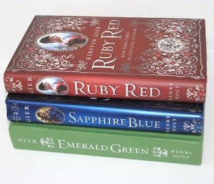 Posten 3 Kerstin Gier Bücher Rubinrot Trilogie Rubinrot Saphir Blau Smaragdgrün - Bild 1 von 5