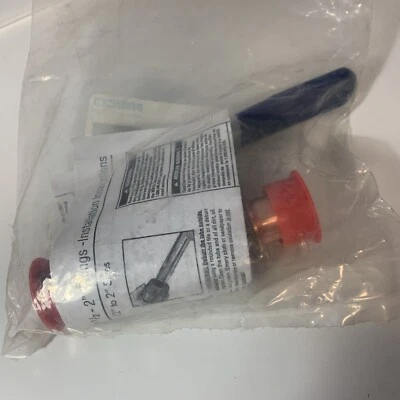 Sistema de prensa Nibco válvula de bola de bronce PC58570 1/2" X 1/2" extremos hembra P X P G#737 Foto 1 de 4