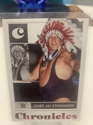 2022 WWE Panini Chronicles Chief Jay Strongbow Base Red #98 044/199 - Image 1 of 2