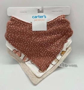 Carter's Bandana Bibs Just One You 3pk Gender Neutral - Picture 1 of 4
