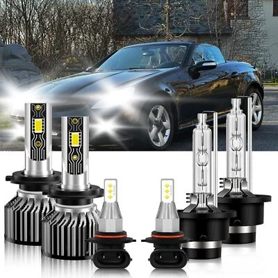 Bombilla de faro LED HID haz alto + luz antiniebla para Mercedes-Benz SLK280 2006-2008 Foto 1 de 4