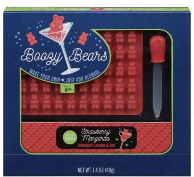 Molde de gelatina Boozy Bears gelatina con sabor a fresa margarita Foto 1 de 4
