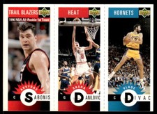 1996-97 Collector's Choice Mini-Cards Panels Arvydas Sabonis/Sasha