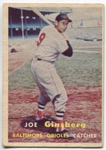 1957 Topps #236 Joe Ginsberg Baltimore Orioles - Picture 1 of 2