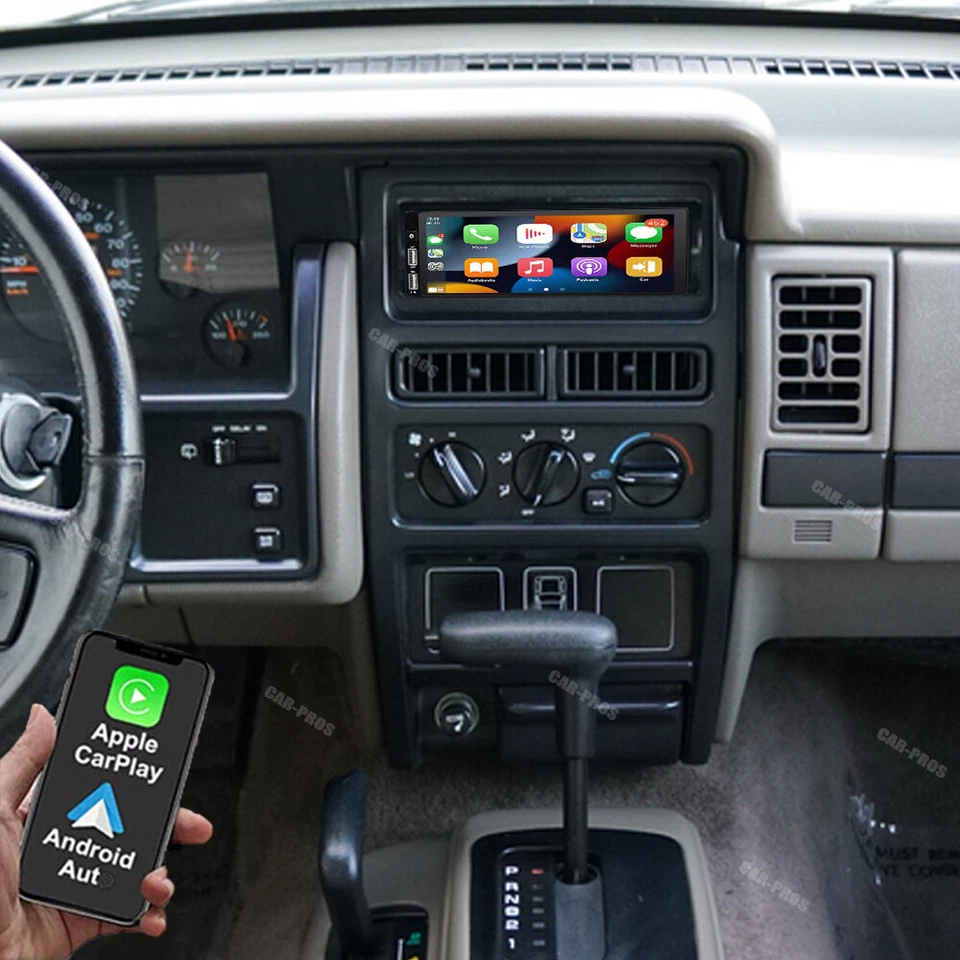 Radio estéreo GPS para auto Apple Carplay Android 13 para Jeep Grand Cherokee 1993-1998 Foto 1 de 4