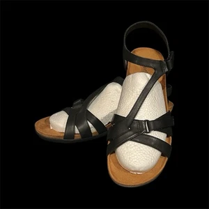 Sandalias Bear Traps negras con tiras para mujer 11w Jaxen nuevas con etiquetas sin caja - Imagen 1 de 7