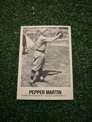 1979 TCMA Renata Galasso Pepper Martin Baseball Card #66 St Louis Cardinals AF1 - Image 1 of 2