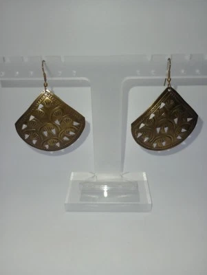 Pendientes colgantes de latón  Foto 1 de 4