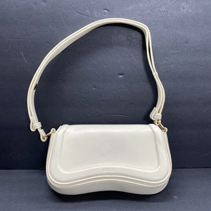 Bolso de Mano Keyli en Color Crema Bandolera Ajustable Bolso de Noche 10x2.4x5.7" - Imagen 1 de 17