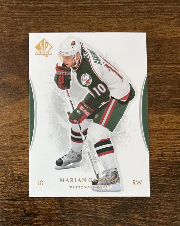 2007-08 Upper Deck SP Authentic #77 Marian Gaborik Minnesota Wild - Image 1 of 2