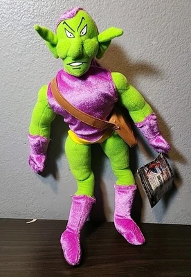 Marvel Comics Green Goblin Plush 14" Stuffed Green Figure 2001 Vintage Kellytoy - Image 1 of 4