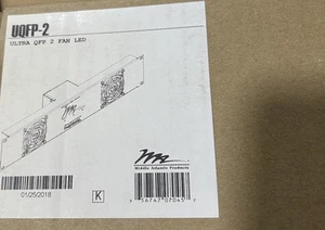 Middle Atlantic UQFP-2 Ultra Quiet Duel Fan Rack With Mount New - Imagen 1 de 2