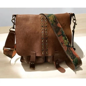 Patricia Nash Armeno Crossbody Messenger saddle cowboy vintage boho vibes - Picture 1 of 8