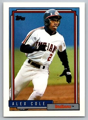 1992 Topps Alex Cole Cleveland Indians #170 - Image 1 of 2