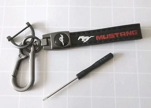 Ford Mustang Leather Keychain - Picture 1 of 1