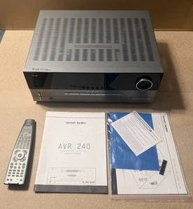 Harman Kardon AVR 240 7.1 Channel 50 WPC Stereo Receiver Audio Home Theater - Picture 1 of 14