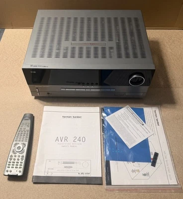 Harman Kardon AVR 240 7.1 Channel 50 WPC Stereo Receiver Audio Home Theater - Image 1 of 4