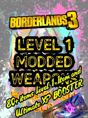 Borderlands 3 80+ Items Modded Weapons Level 1 & XP Booster PS4/PS5/XBOX/X/S/PC - Image 1 of 4