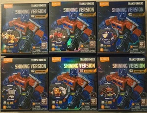BLOKEES TRANSFORMERS VERSIONE BRILLANTE 02 - 6 pezzi INCLUDE RARO OPTIMUS PRIME - Foto 1 di 7