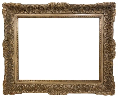 Marco de fotos impresionista MONTPARNASSE 14"x 18" tallado MAURICE GREVE Co. NY Foto 1 de 4