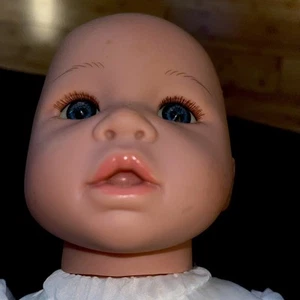 Kingstate Vinyl & Cloth Blue Eyes Baby Doll 14" - Picture 1 of 6